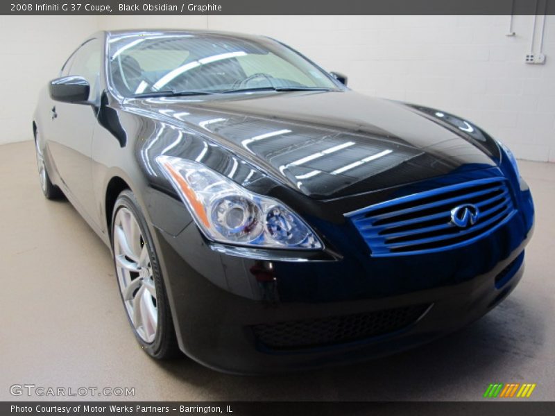Black Obsidian / Graphite 2008 Infiniti G 37 Coupe