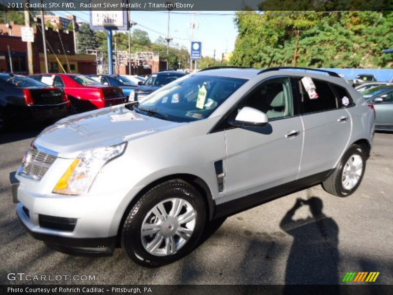 Radiant Silver Metallic / Titanium/Ebony 2011 Cadillac SRX FWD