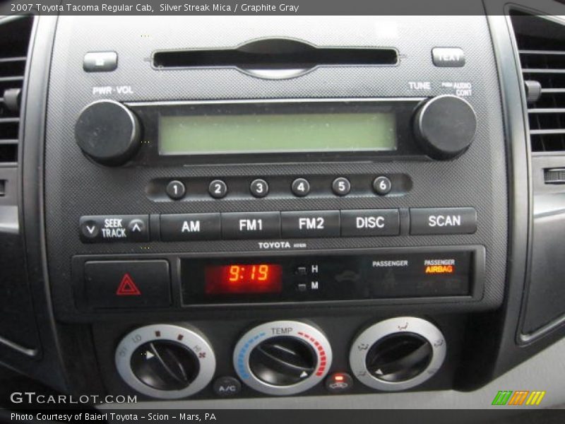 Silver Streak Mica / Graphite Gray 2007 Toyota Tacoma Regular Cab