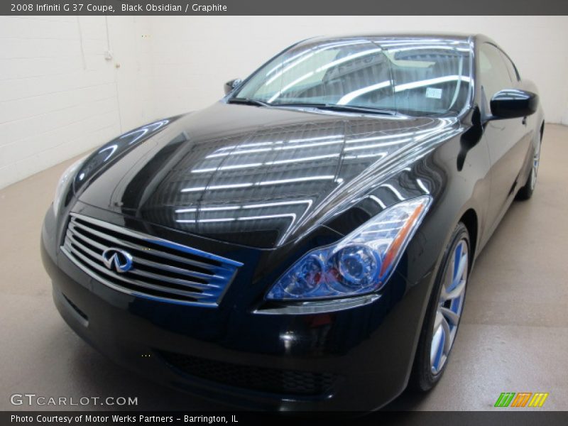 Black Obsidian / Graphite 2008 Infiniti G 37 Coupe