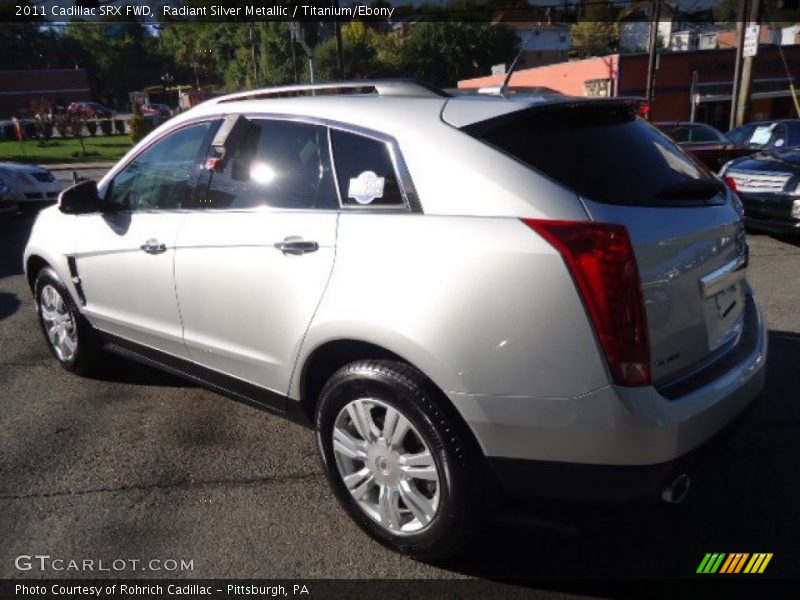 Radiant Silver Metallic / Titanium/Ebony 2011 Cadillac SRX FWD