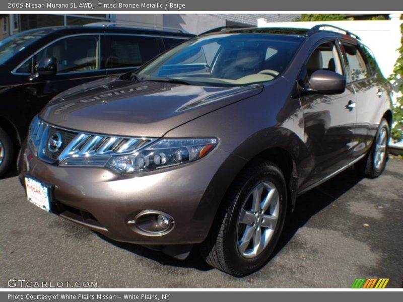 Tinted Bronze Metallic / Beige 2009 Nissan Murano SL AWD
