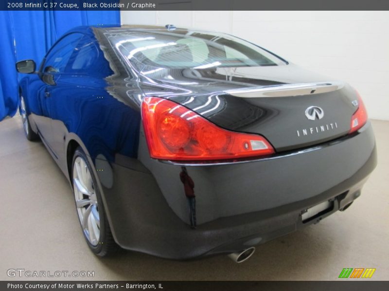 Black Obsidian / Graphite 2008 Infiniti G 37 Coupe