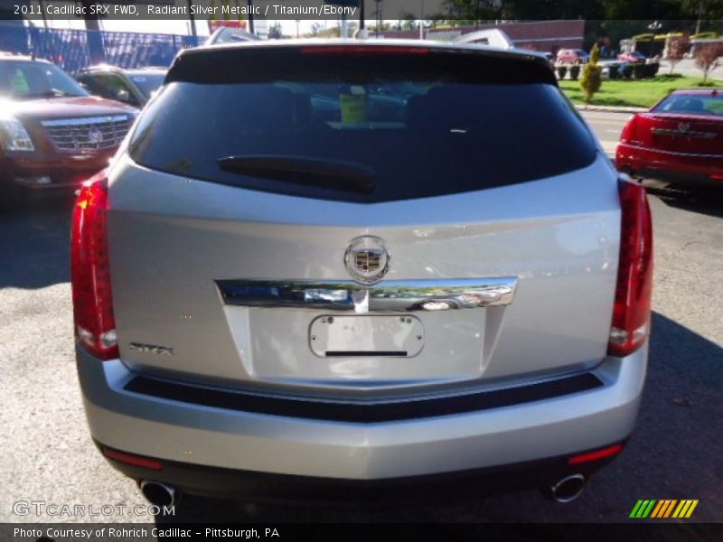 Radiant Silver Metallic / Titanium/Ebony 2011 Cadillac SRX FWD