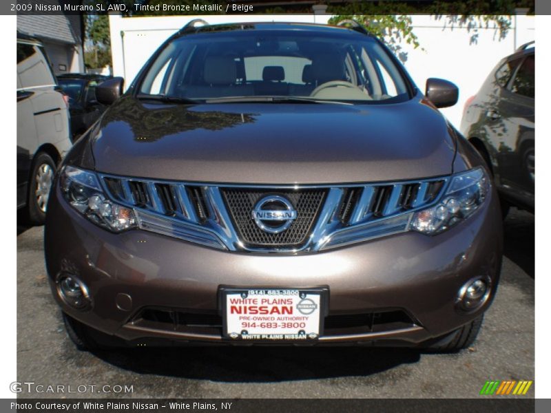 Tinted Bronze Metallic / Beige 2009 Nissan Murano SL AWD