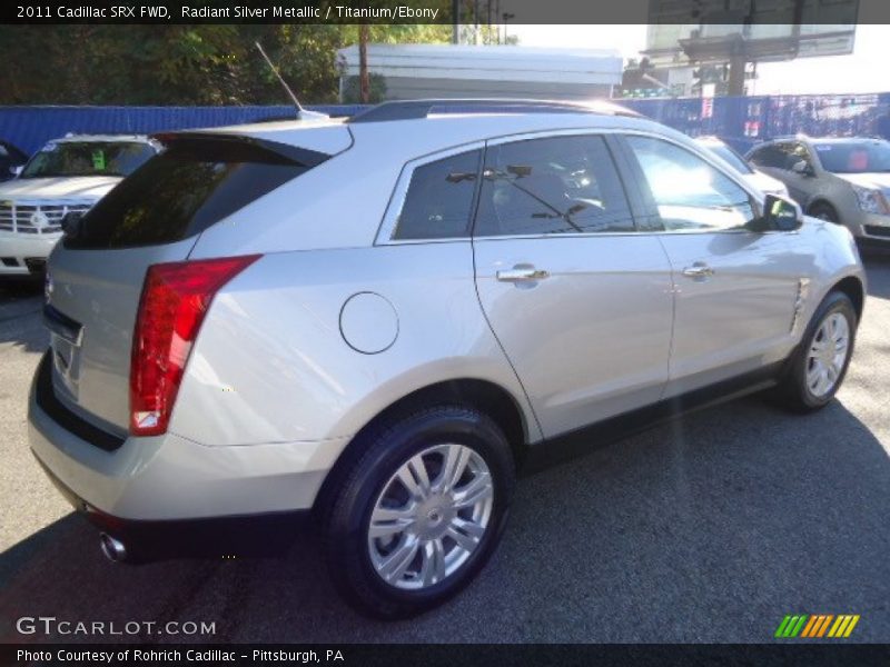 Radiant Silver Metallic / Titanium/Ebony 2011 Cadillac SRX FWD