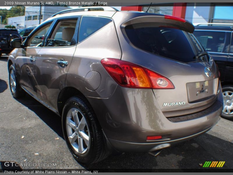 Tinted Bronze Metallic / Beige 2009 Nissan Murano SL AWD