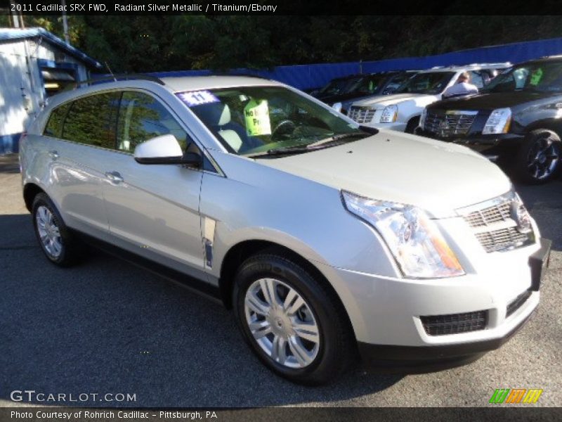 Radiant Silver Metallic / Titanium/Ebony 2011 Cadillac SRX FWD
