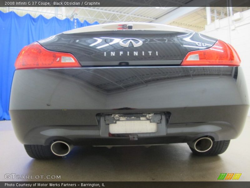 Black Obsidian / Graphite 2008 Infiniti G 37 Coupe