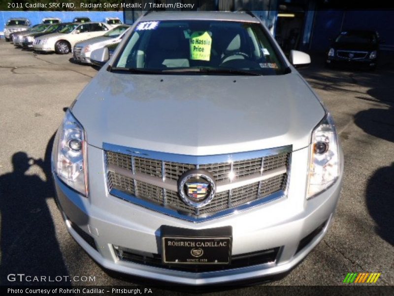 Radiant Silver Metallic / Titanium/Ebony 2011 Cadillac SRX FWD