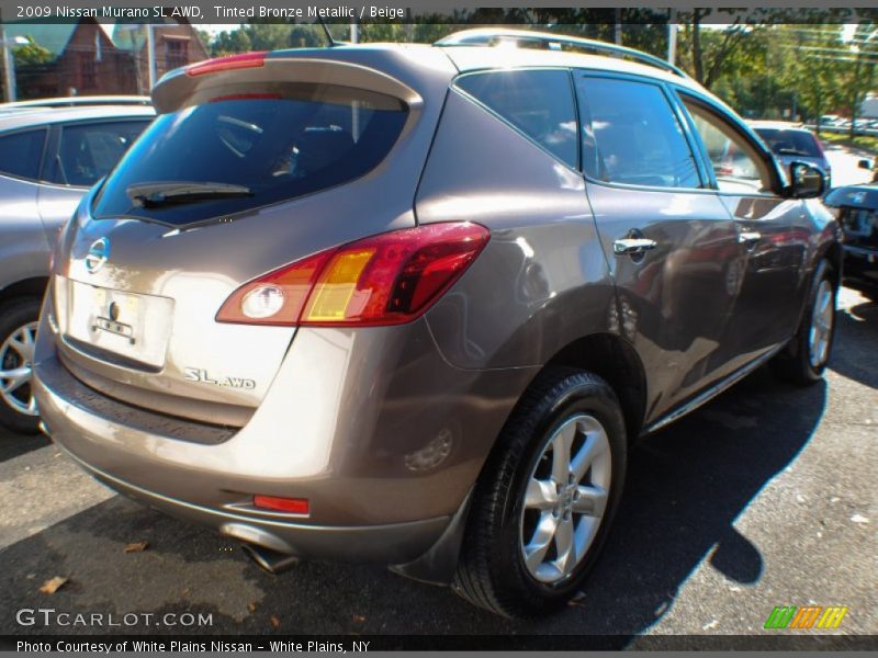 Tinted Bronze Metallic / Beige 2009 Nissan Murano SL AWD
