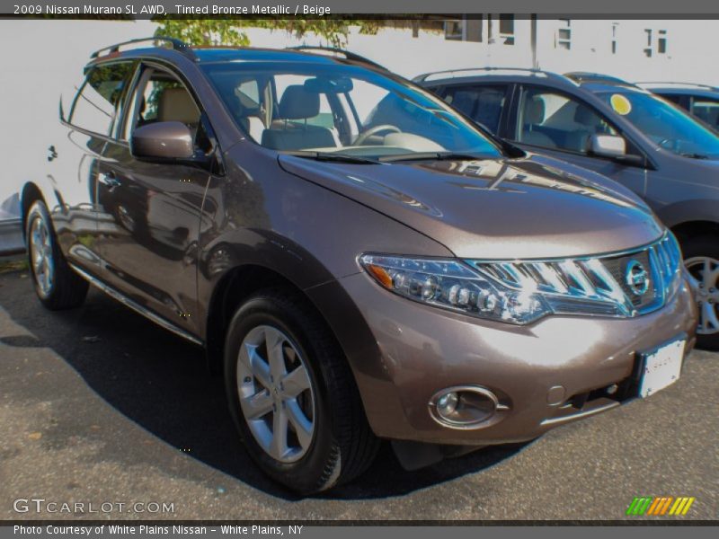 Tinted Bronze Metallic / Beige 2009 Nissan Murano SL AWD