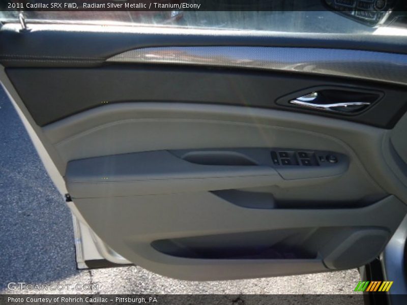 Radiant Silver Metallic / Titanium/Ebony 2011 Cadillac SRX FWD