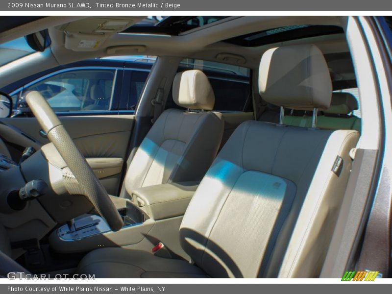 Tinted Bronze Metallic / Beige 2009 Nissan Murano SL AWD
