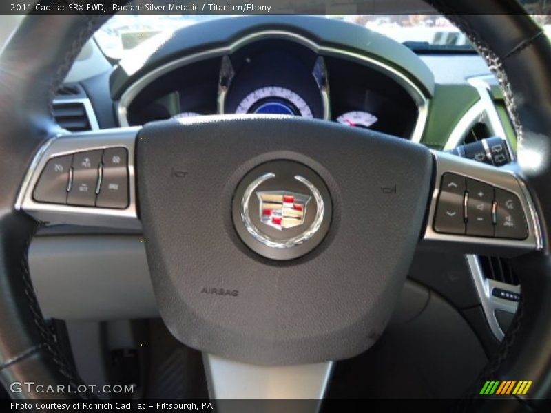 Radiant Silver Metallic / Titanium/Ebony 2011 Cadillac SRX FWD