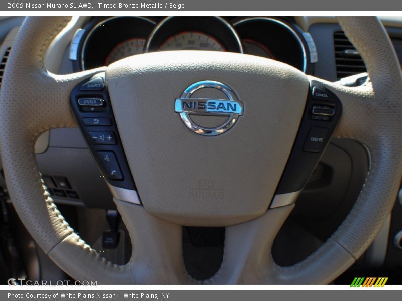 Tinted Bronze Metallic / Beige 2009 Nissan Murano SL AWD