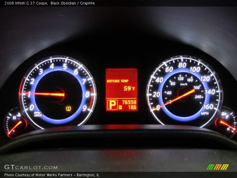  2008 G 37 Coupe 37 Coupe Gauges