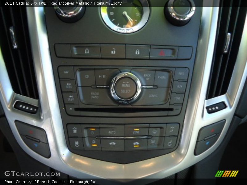 Radiant Silver Metallic / Titanium/Ebony 2011 Cadillac SRX FWD