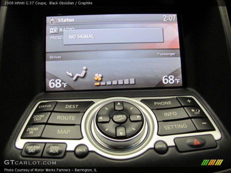 Black Obsidian / Graphite 2008 Infiniti G 37 Coupe