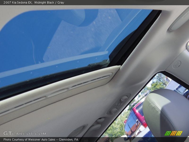 Midnight Black / Gray 2007 Kia Sedona EX