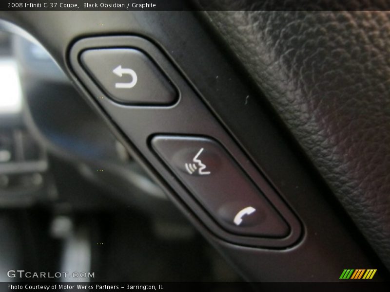 Black Obsidian / Graphite 2008 Infiniti G 37 Coupe