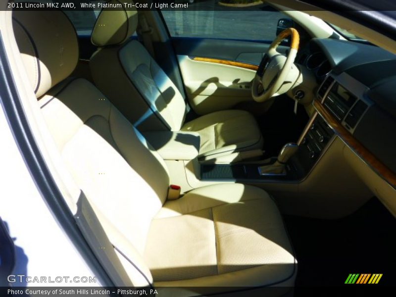 White Platinum Tri-Coat / Light Camel 2011 Lincoln MKZ AWD