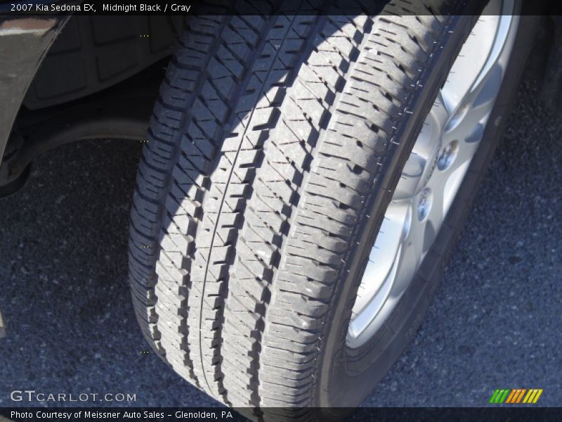 Midnight Black / Gray 2007 Kia Sedona EX