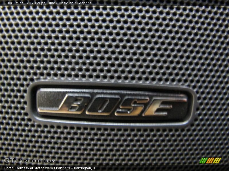 Black Obsidian / Graphite 2008 Infiniti G 37 Coupe