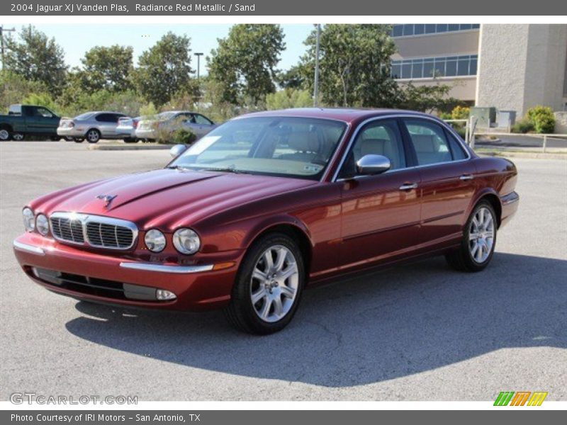 Radiance Red Metallic / Sand 2004 Jaguar XJ Vanden Plas
