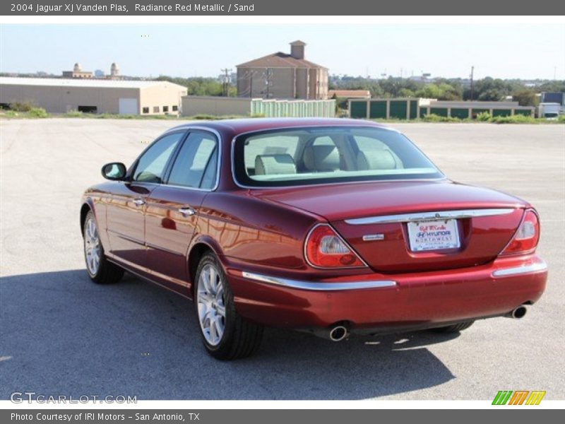 Radiance Red Metallic / Sand 2004 Jaguar XJ Vanden Plas