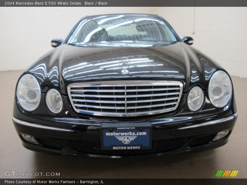 Black / Black 2004 Mercedes-Benz E 500 4Matic Sedan