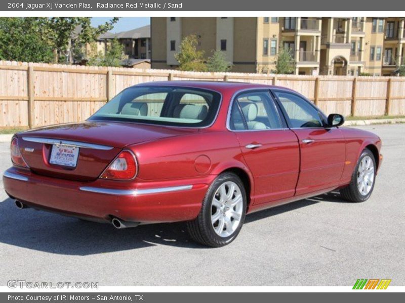 Radiance Red Metallic / Sand 2004 Jaguar XJ Vanden Plas