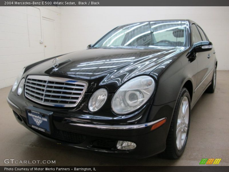 Black / Black 2004 Mercedes-Benz E 500 4Matic Sedan