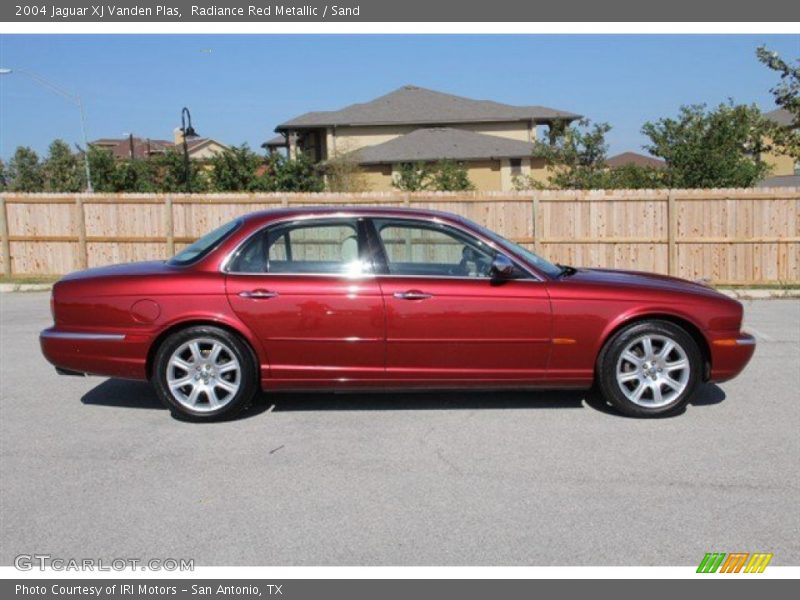Radiance Red Metallic / Sand 2004 Jaguar XJ Vanden Plas