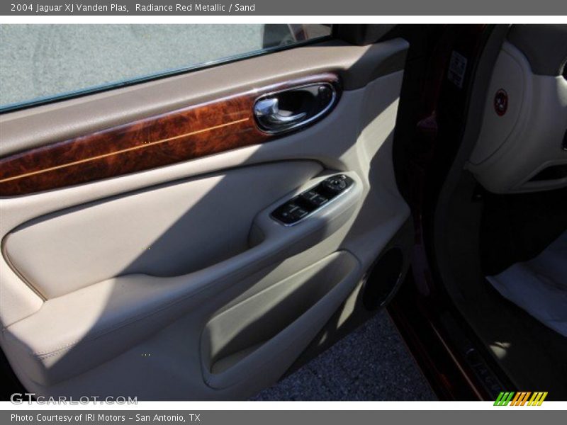 Radiance Red Metallic / Sand 2004 Jaguar XJ Vanden Plas