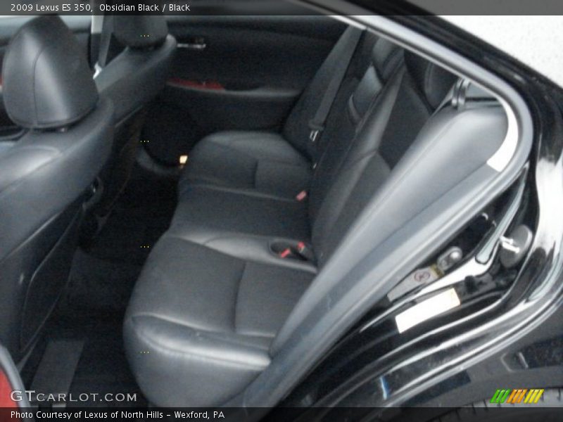 Obsidian Black / Black 2009 Lexus ES 350