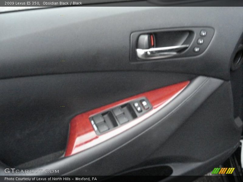 Obsidian Black / Black 2009 Lexus ES 350