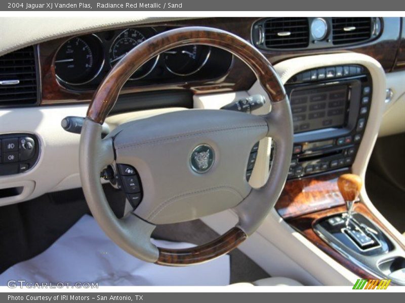 Radiance Red Metallic / Sand 2004 Jaguar XJ Vanden Plas