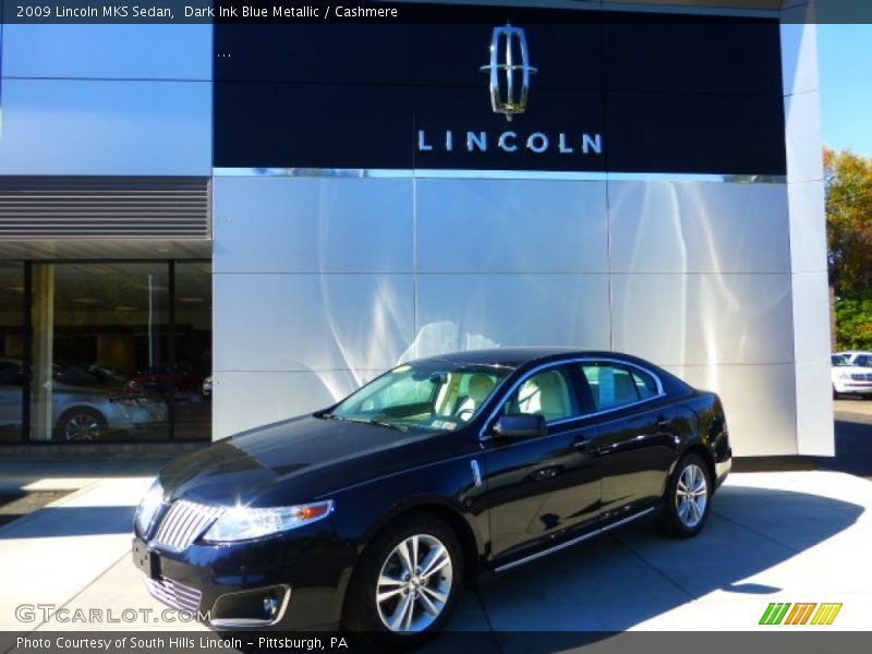 Dark Ink Blue Metallic / Cashmere 2009 Lincoln MKS Sedan