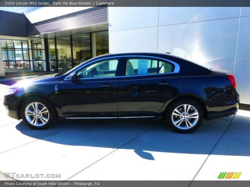 Dark Ink Blue Metallic / Cashmere 2009 Lincoln MKS Sedan
