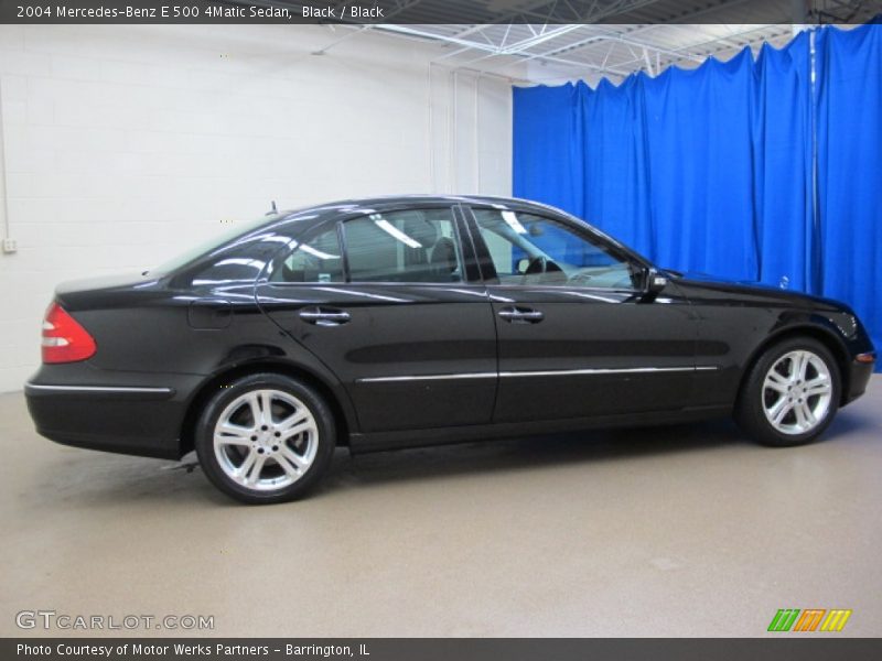 Black / Black 2004 Mercedes-Benz E 500 4Matic Sedan