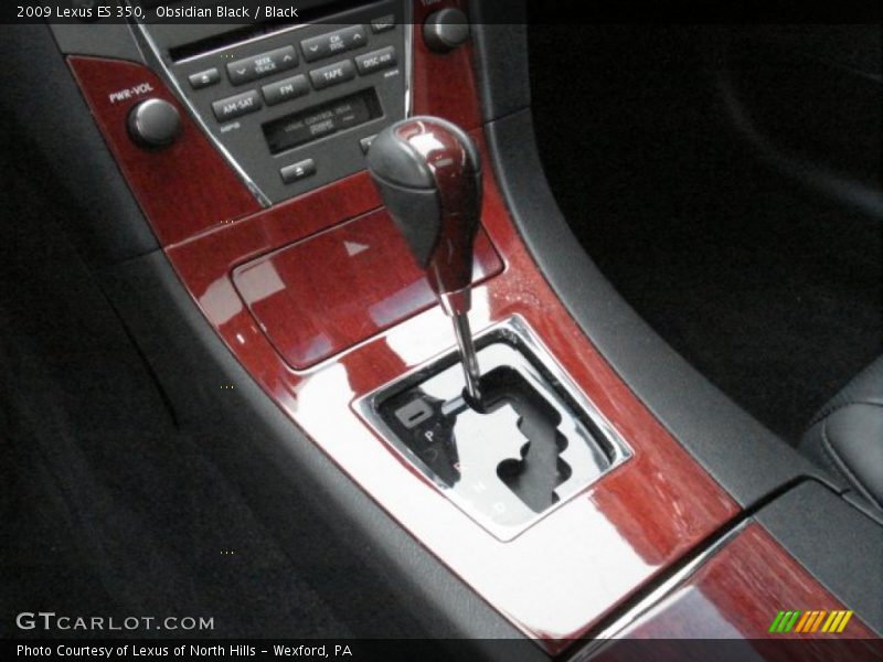 Obsidian Black / Black 2009 Lexus ES 350
