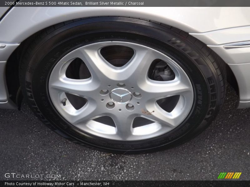 Brilliant Silver Metallic / Charcoal 2006 Mercedes-Benz S 500 4Matic Sedan