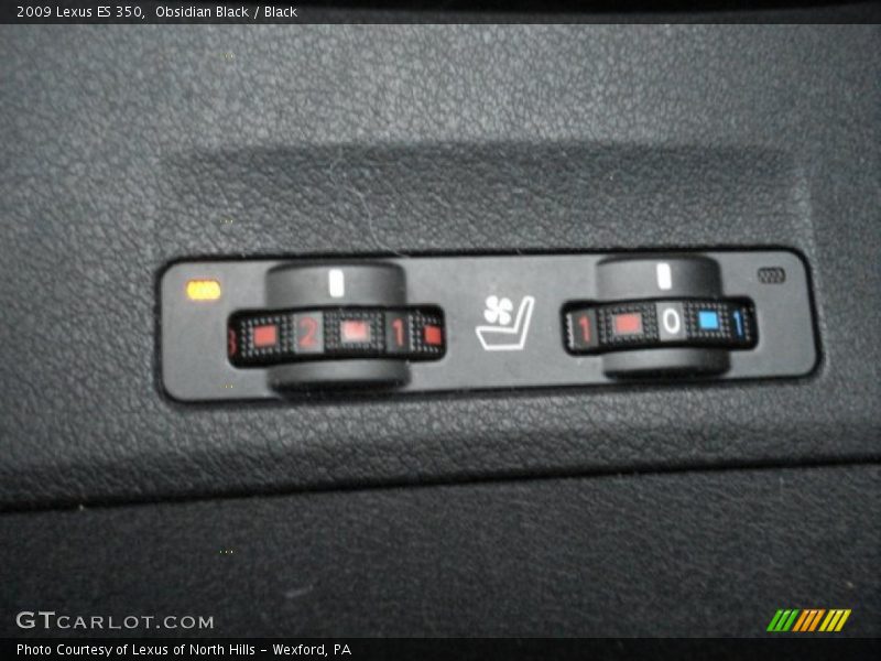 Obsidian Black / Black 2009 Lexus ES 350