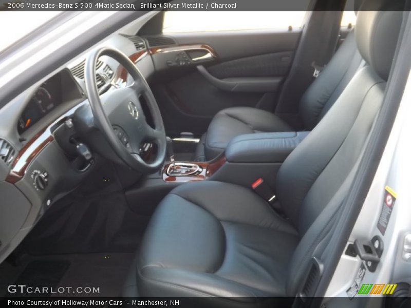 Brilliant Silver Metallic / Charcoal 2006 Mercedes-Benz S 500 4Matic Sedan