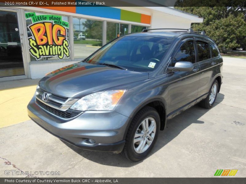 Polished Metal Metallic / Black 2010 Honda CR-V EX-L