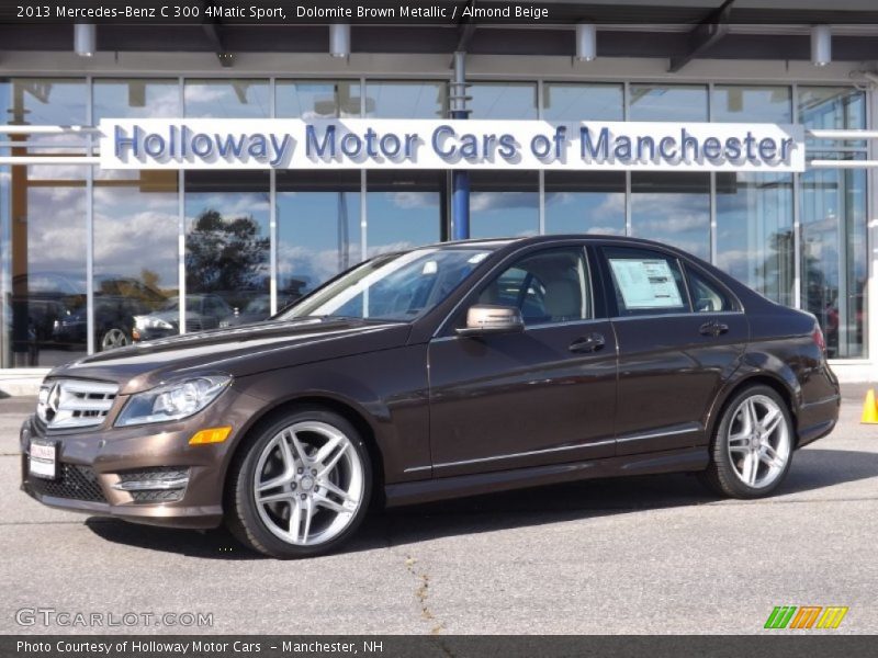 Dolomite Brown Metallic / Almond Beige 2013 Mercedes-Benz C 300 4Matic Sport