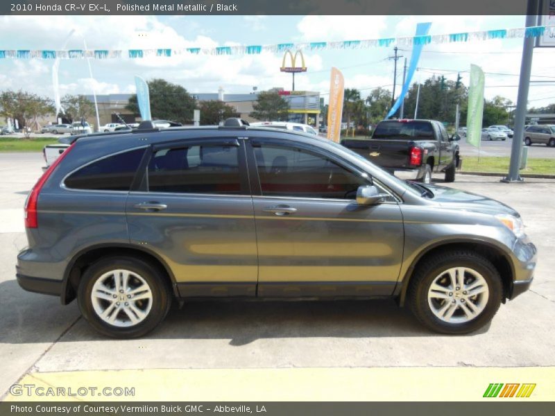 Polished Metal Metallic / Black 2010 Honda CR-V EX-L
