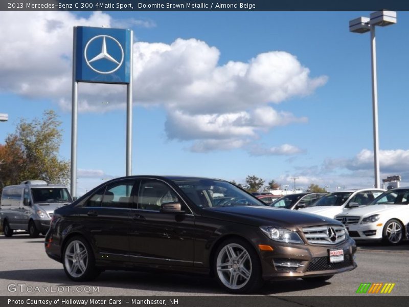 Dolomite Brown Metallic / Almond Beige 2013 Mercedes-Benz C 300 4Matic Sport