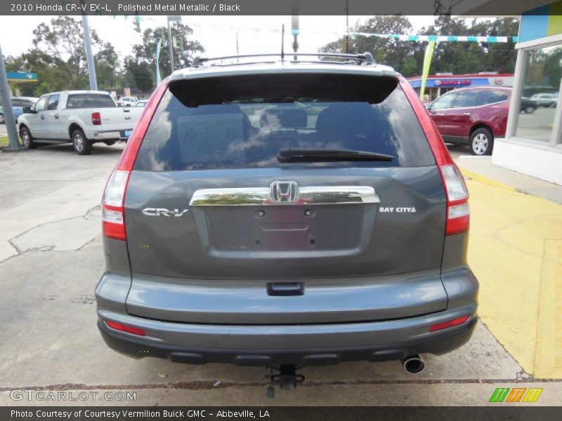 Polished Metal Metallic / Black 2010 Honda CR-V EX-L